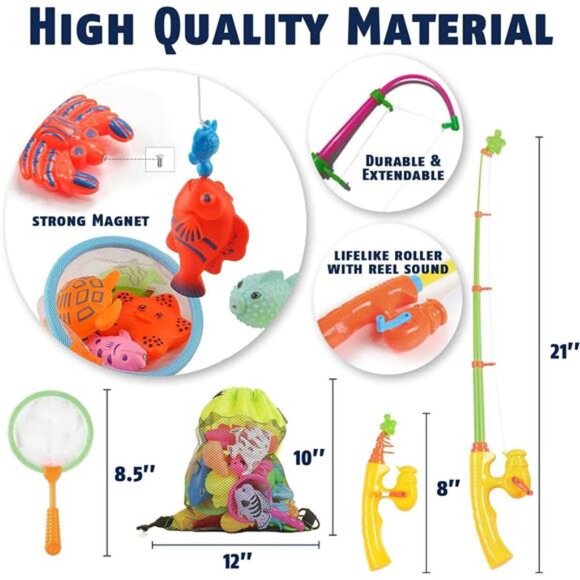 Magnetic Fishing Pool Toys Game for Kids - Picture 3 of 7